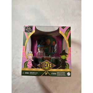 Polly Pocket Collector Wicked Glinda Elphaba Emerald City Compact Mattel JFV04